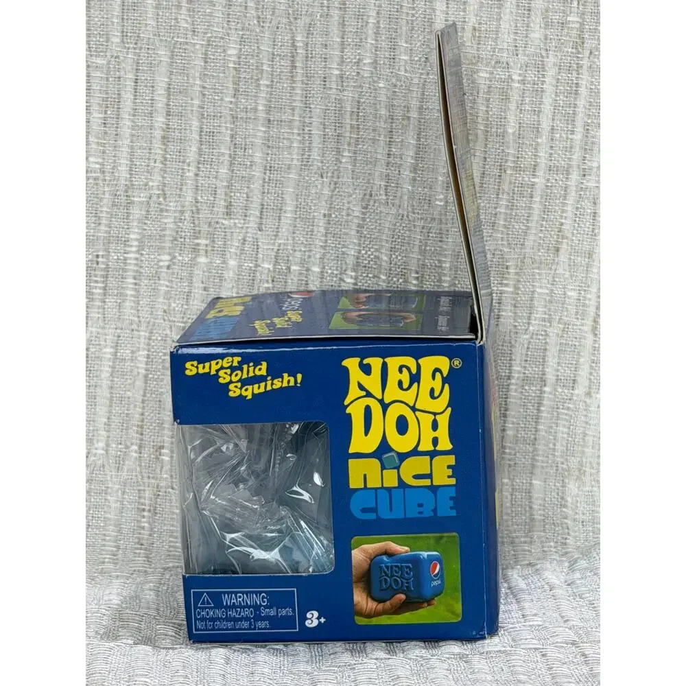 NeeDoh Pepsi Nice Cube Edition Schylling Blue Squishy Fidget Toy New